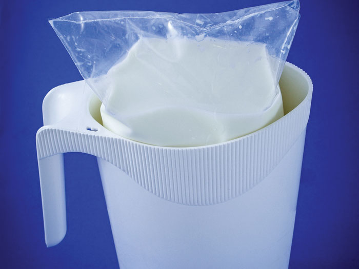 The Milk Bag Pitcher // I guess a person can get used to anything