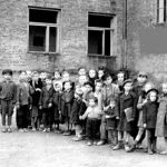 Children-in-the-courtyard-of-the-Lublin-orphanage-offffutdoors-